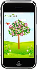 arealtree screenshot thumb A Real Tree   mit dem iPhone einen Baum pflanzen