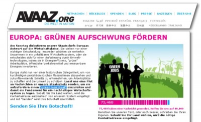 petition green new deal 400x244 Petition für einen Green New Deal  Mitmachen und Weitersagen